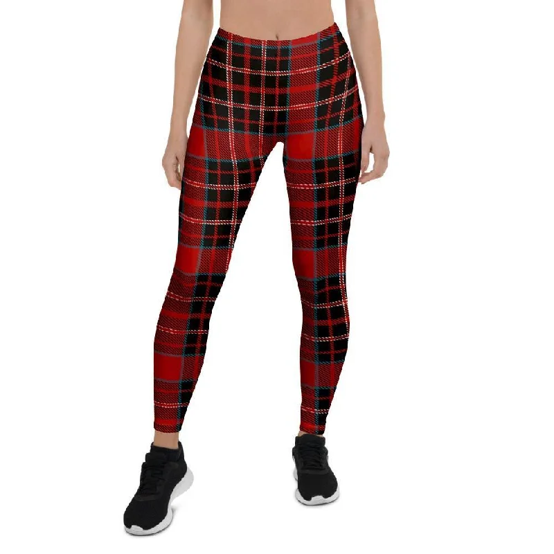 Tartan Red Plaid Women's Leggings