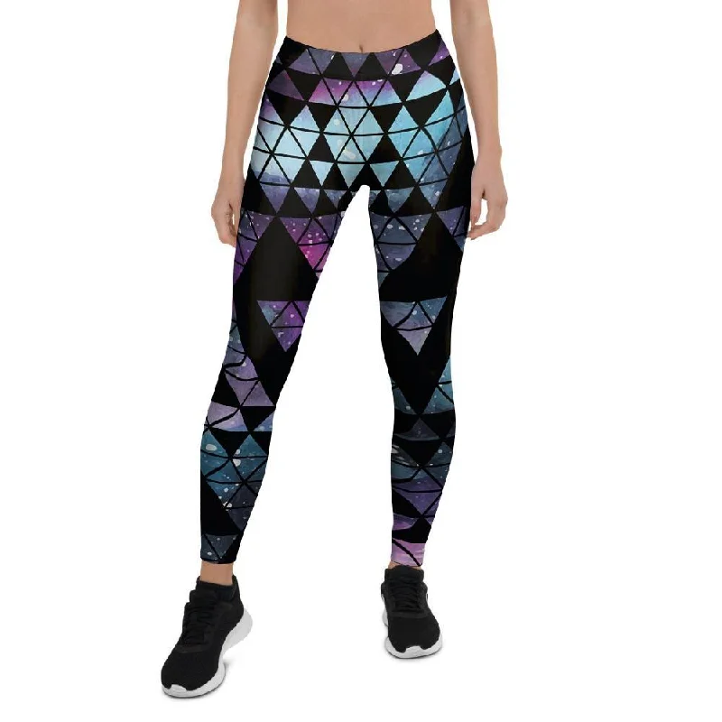 Triangle Galaxy Space Women's Leggings