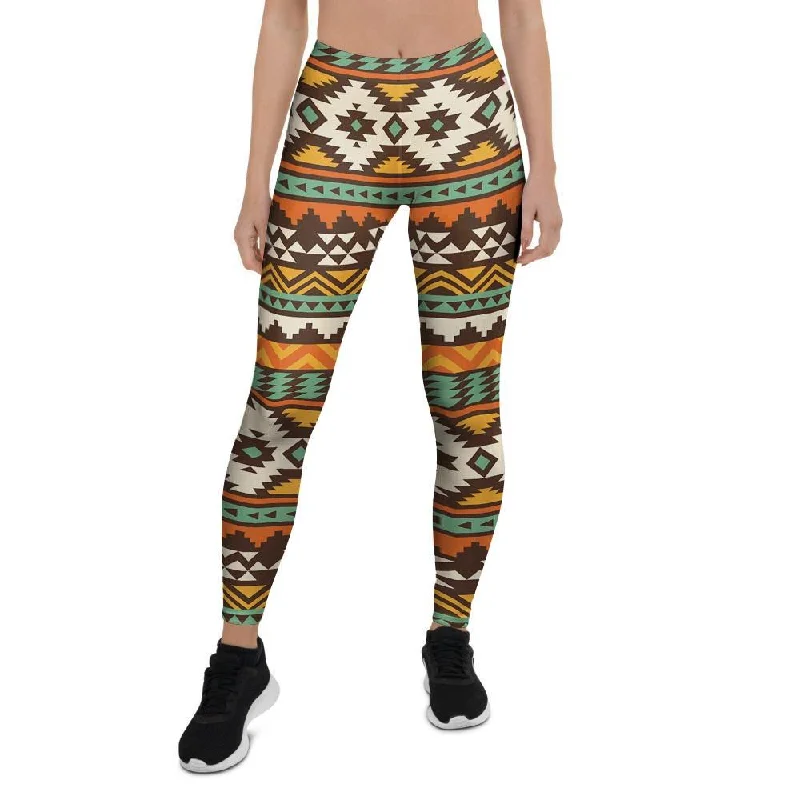 Tribal Aztec Women's Leggings