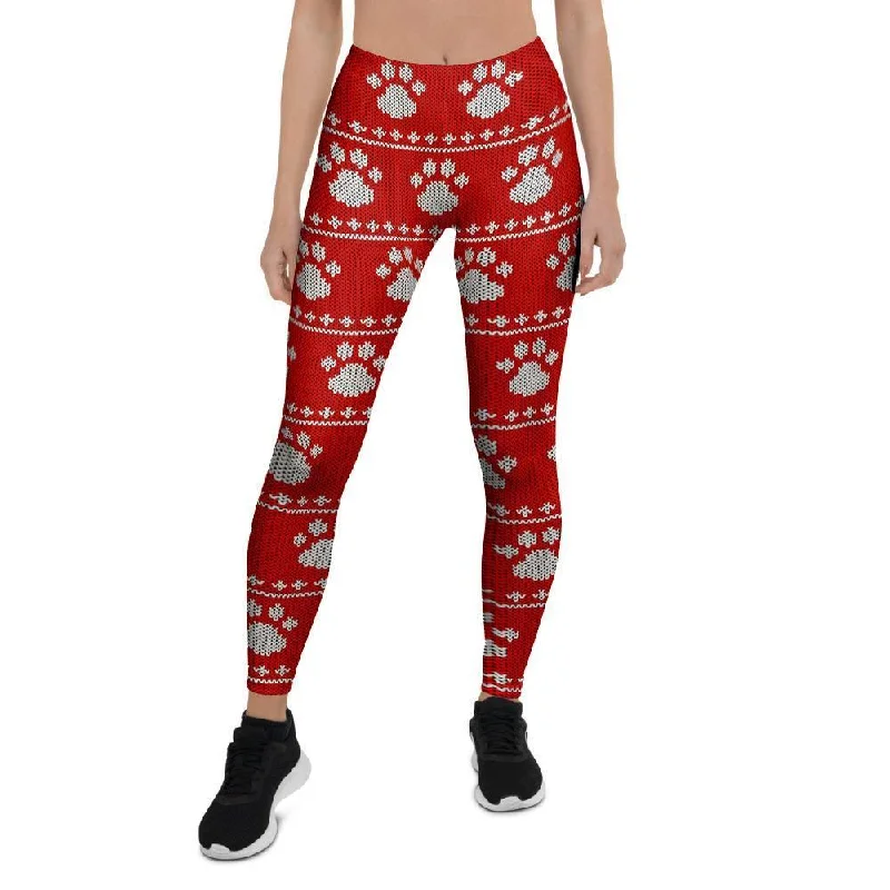 Ugly Christmas Paw Women's Leggings