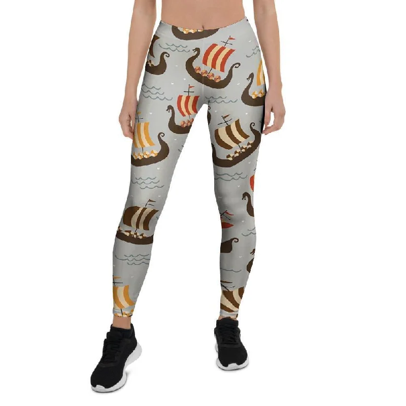 Viking Drakkar Ship Women's Leggings