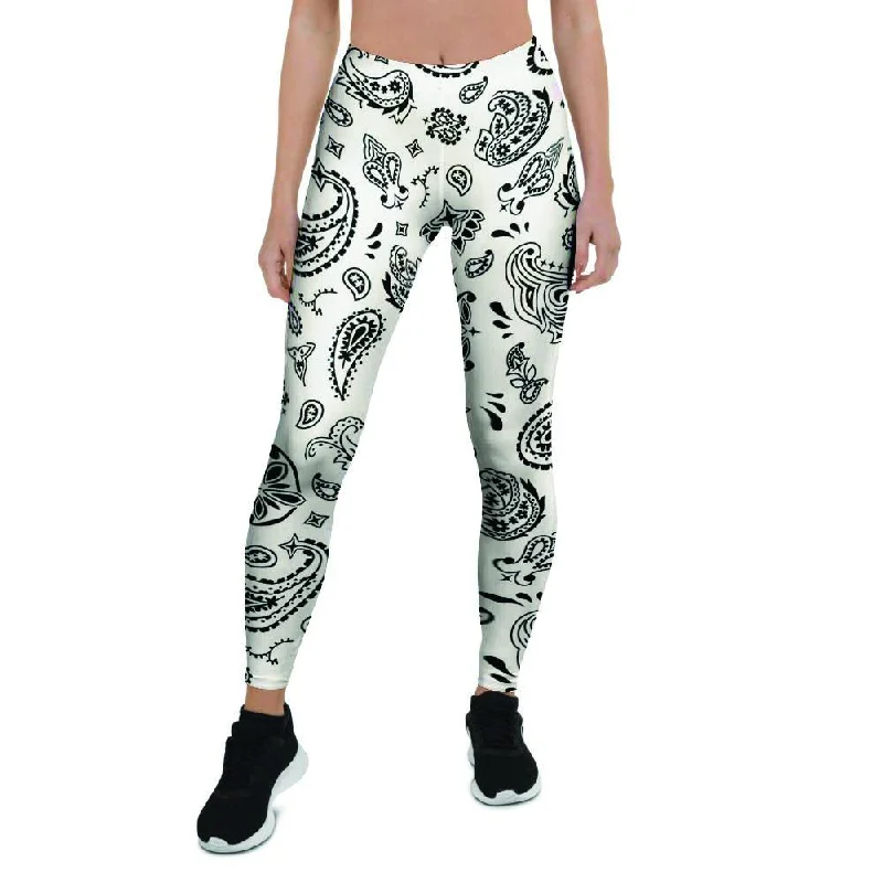 White Bandana Women's Leggings